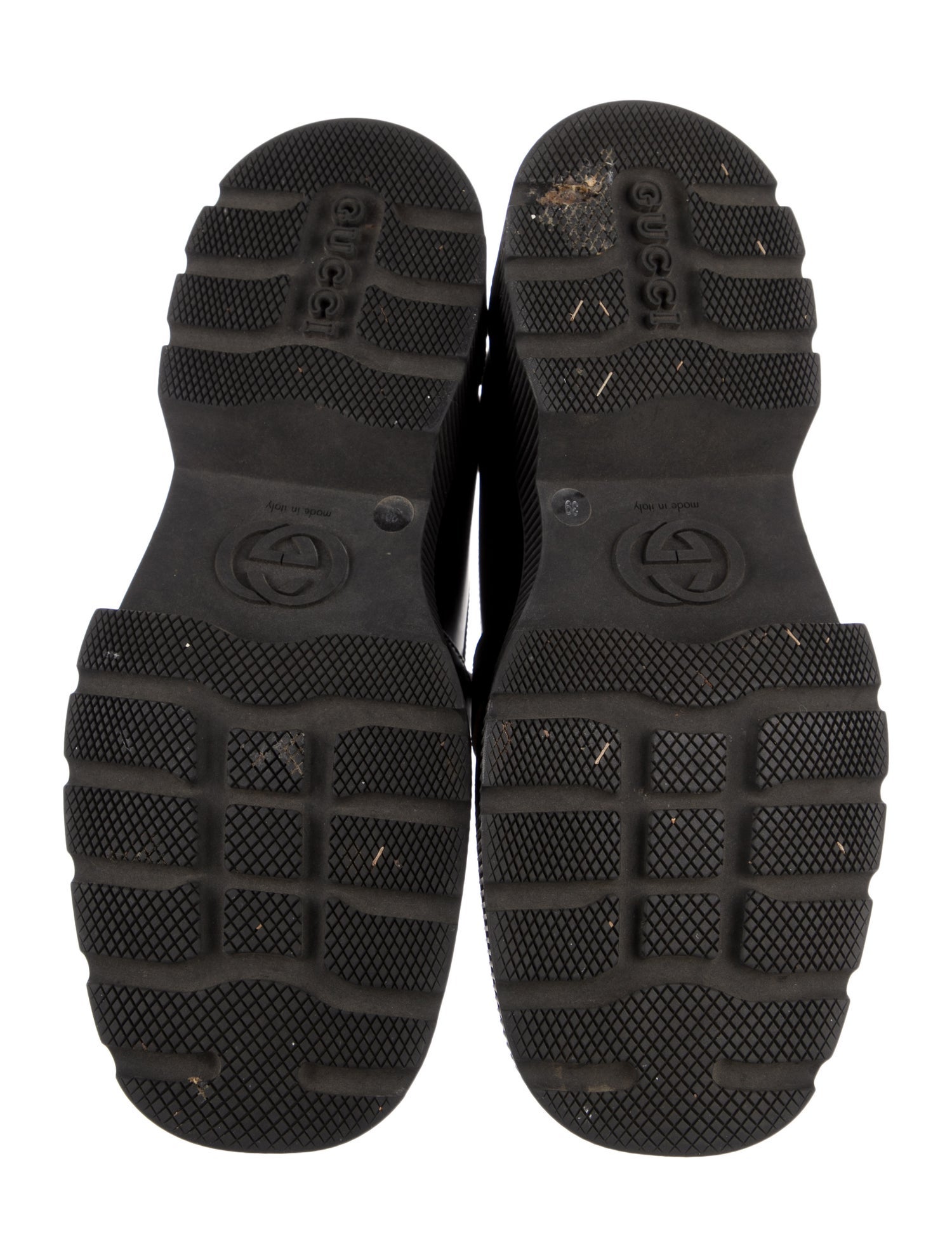 Gucci Dionysus Accent Leather Loafers